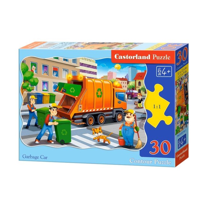 Castorland, Detské Puzzle Smetiari v akcii, 30 ks