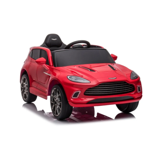 JOKO Elektrické Autíčko Aston Martin DBX 4x4, penové kolesá, kožené sedadlo, červené