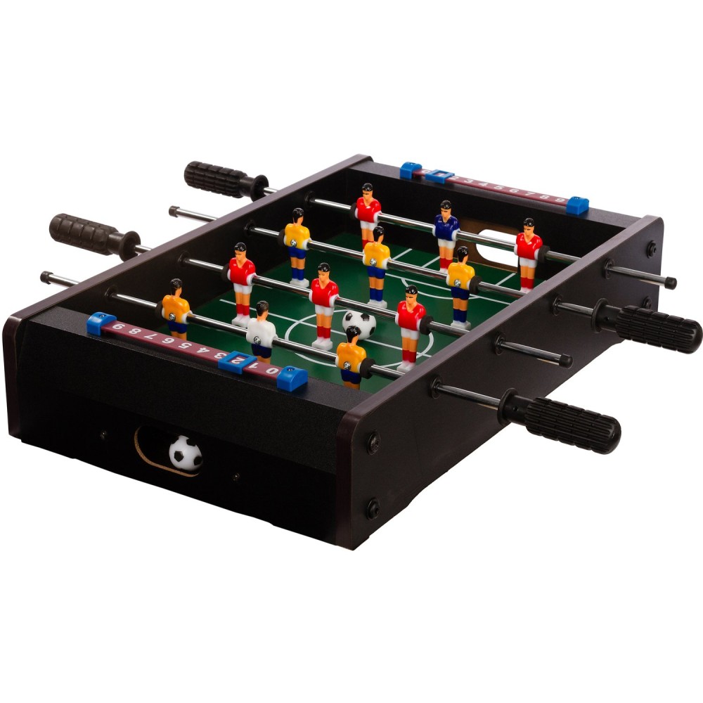 GAMES PLANET Drevený Stolný futbal 51x31x10cm, čierny