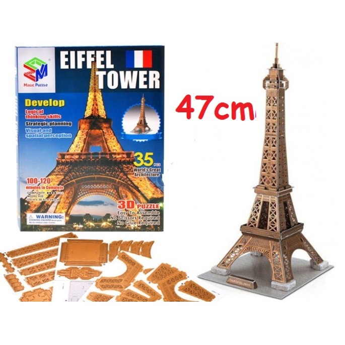 JOKO 3D Puzzle Eiffelova veža 47 cm