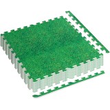MOVIT Penové Puzzle Hypoalergénne 60x60cm 8ks, zelená tráva