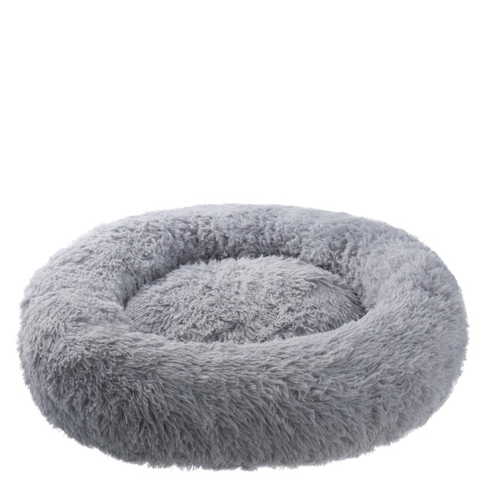 PETSTUFF Pelech, vankúš pre Psa, mačku, Oválny, Plyšový 120 x 20 cm, sivý