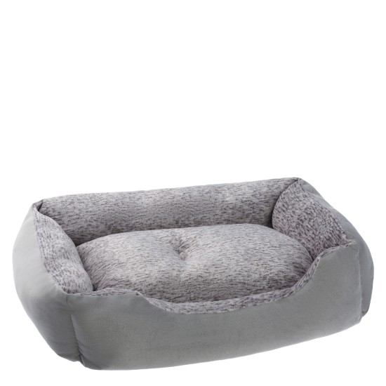 PETSTUFF Pelech pre Psa, mačku, vankúš, 50 x 40 x 17 cm, sivý
