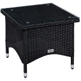 Stilista Ratanový Stolík 50x50x46cm TECHNORATTAN na balkón, terasu, svetlo hnedá