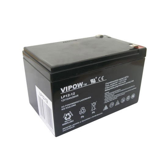 Batéria olovená 12V  12Ah VIPOW