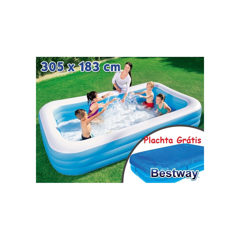 Bestway 54009  Nafukovací bazén s prikrývkou 305 cm x 183 cm