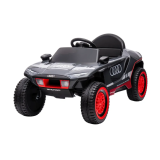 JOKO Elektrické autíčko Audi RSQ E-TRON, penové kolesá, kožené sedadlo, Rádio, čierne