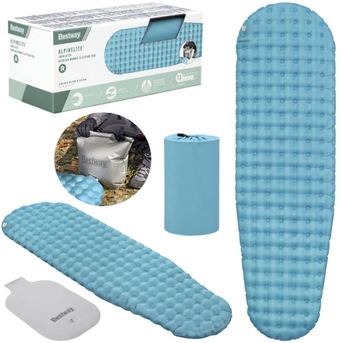 Bestway 69612 Karimatka Spacia Podložka pre AlpineLite Regular Mummy 183x51x7,5 cm