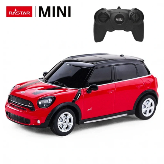 Rastar RC Auto Mini Cooper Countryman na diaľkové ovládanie 1:24, červené