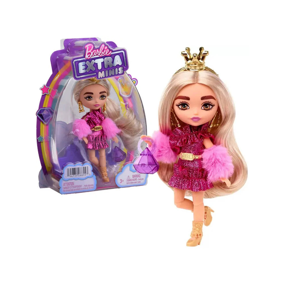 Barbie Mini Bábika Extra Minis Superhviezda