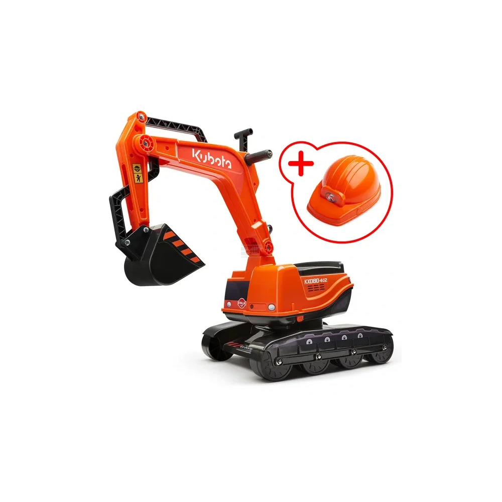 Falk, Bager Kubota s otváracím sedadlom a prilbou, KX080-4α2
