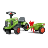 Falk, Detské odrážadlo traktor Claas s vlečkou, hrabličkami a lopatkou