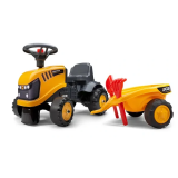 Falk, Detské odrážadlo traktor JCB s vlečkou, hrabličkami a lopatkou