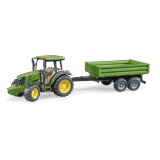 Bruder, Traktor John Deere 5115M s prívesom, 1:16