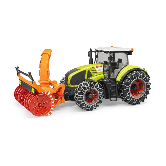 Bruder, Traktor Claas Axion 950 Snehová fréza, 1:16
