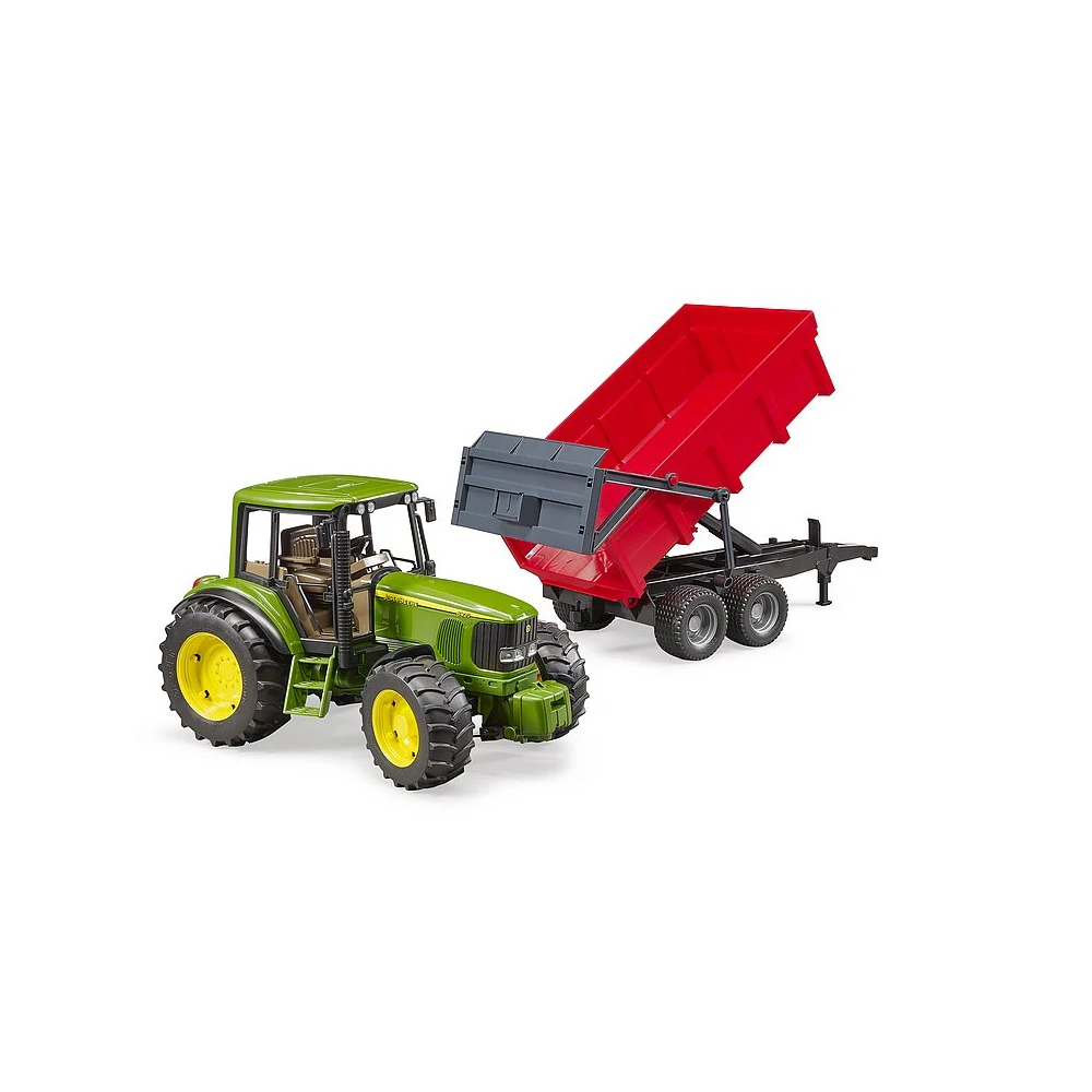 Bruder, Traktor John Deere 6920 so sklápacím prívesom, 1:16