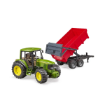 Bruder, Traktor John Deere 6920 so sklápacím prívesom, 1:16