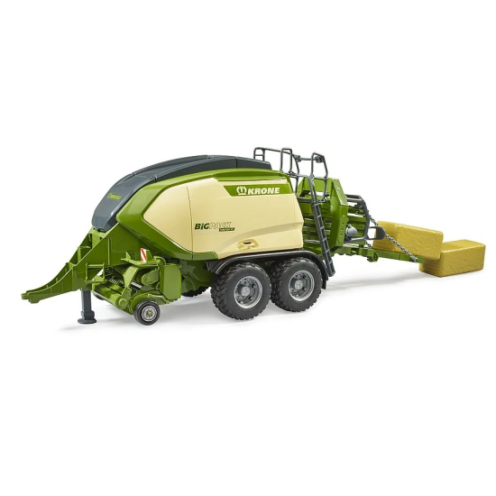 Bruder, baliaci lis Krone Big Pack 1290 HDP VC s 2 štvorcovými balíkmi, 1:16