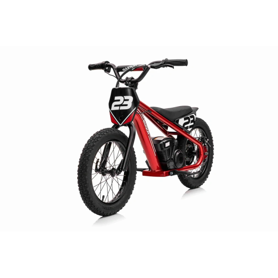 JOKO Elektrická Motorka BAIGOR 23 PRO 250W 24V, nosnosť 60kg, nafukovacie kolesá, rýchlosť 25km/h, kožené sedadlo, červená