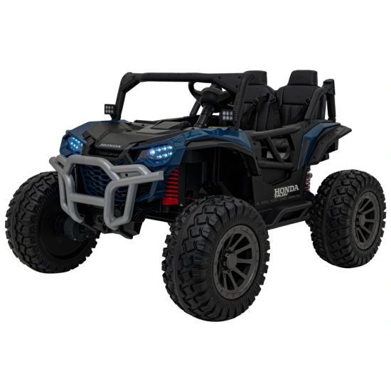 JOKO Elektrické Autíčko Buggy HONDA Off-Road 4x120W, penové kolesá, DVOJMIESTNE kožené sedadlo, nosnosť 60kg, modré