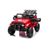 JOKO Elektrické autíčko Jeep Off-Road CLIMBER, penové kolesá, kožené sedadlo, červené