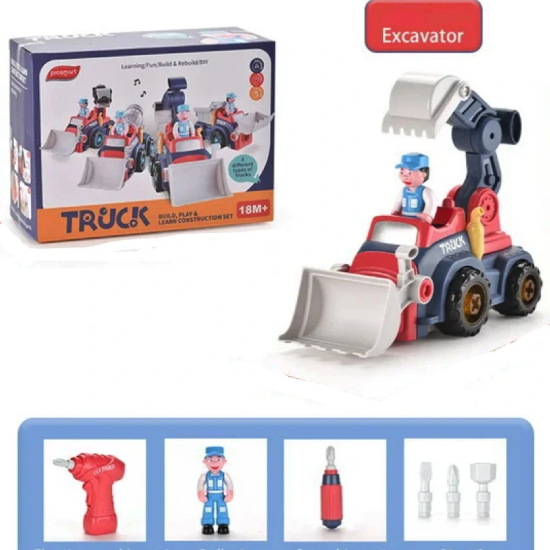 JOKO Skrutkovací Traktor + Vŕtačka na batérie