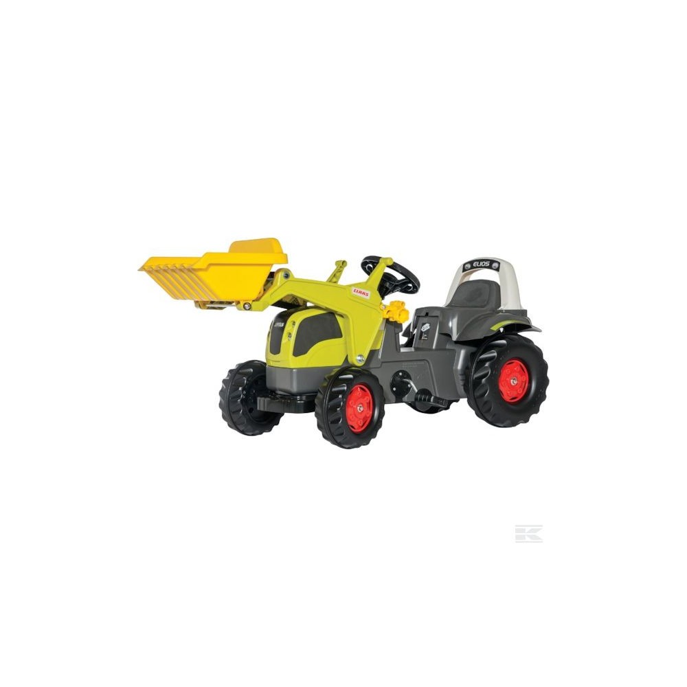 Rolly Toys Šľapací traktor Claas Elios, predný nakladač