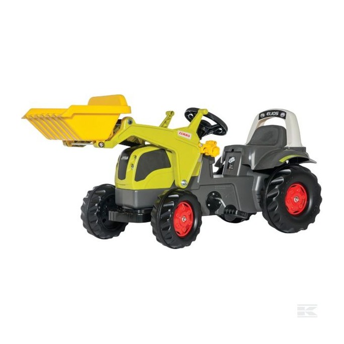 Rolly Toys Šľapací traktor Claas Elios, predný nakladač