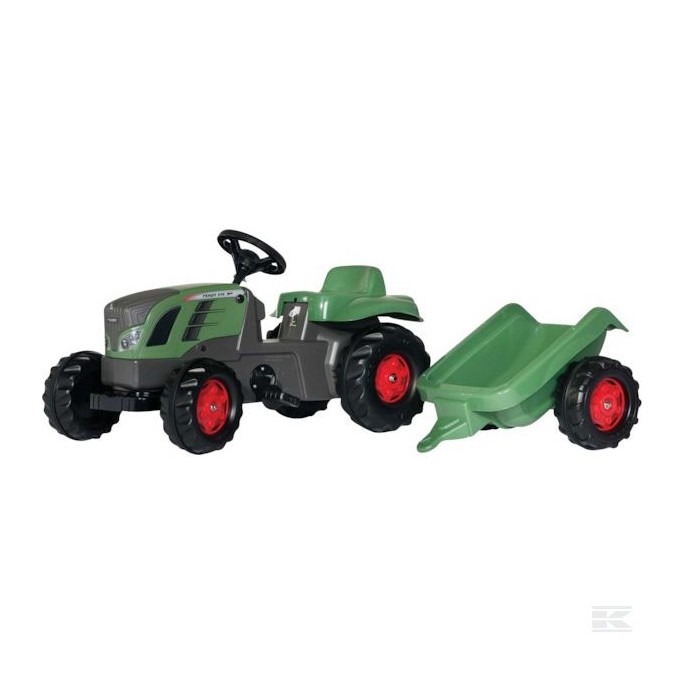 Rolly Toys Šľapací traktor Rollykid Fendt Vario 516 s vlečkou