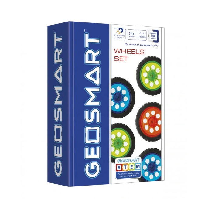 Geosmart, Magnetická stavebnica Sada koliesok, 11 ks