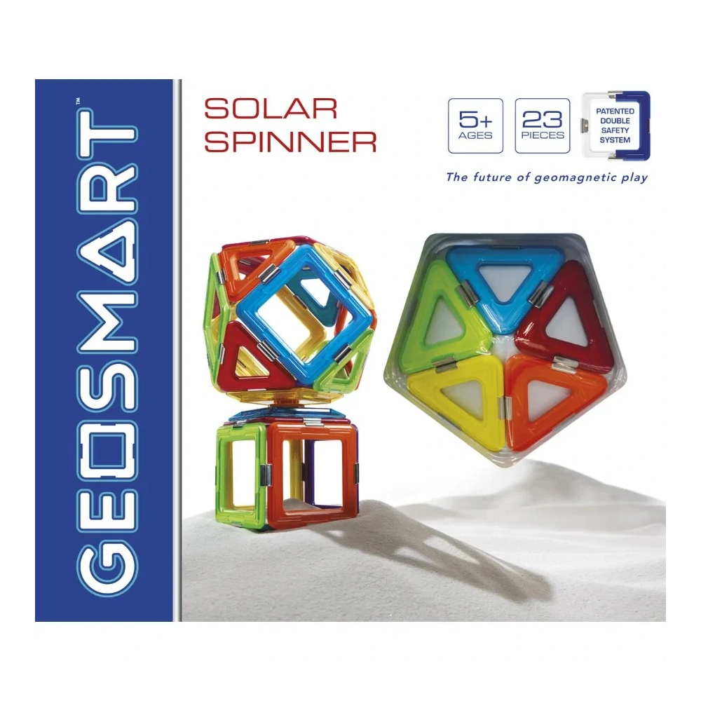 Geosmart, Magnetická stavebnica Solar Spinner, 23 ks