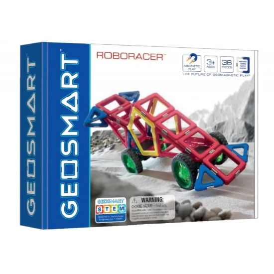 Geosmart, Magnetická stavebnica RoboRacer, 36 ks