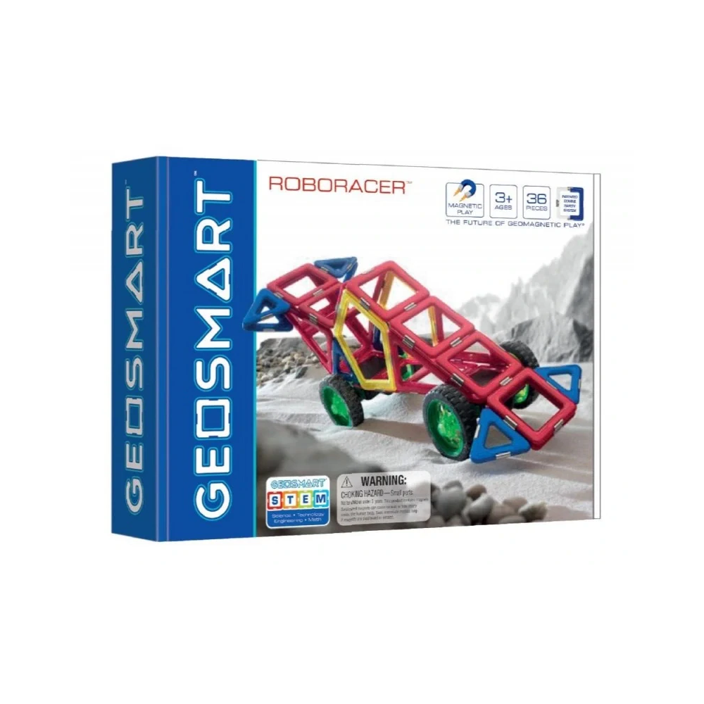 Geosmart, Magnetická stavebnica RoboRacer, 36 ks
