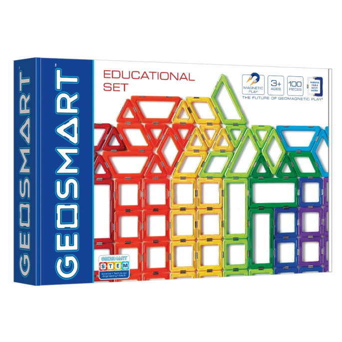 Geosmart, Magnetická stavebnica Educational Set, 100 ks