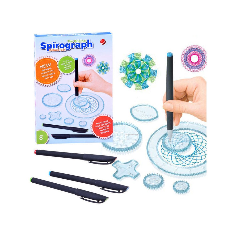 JOKO Sada na kreslenie so šablónami Spirograf