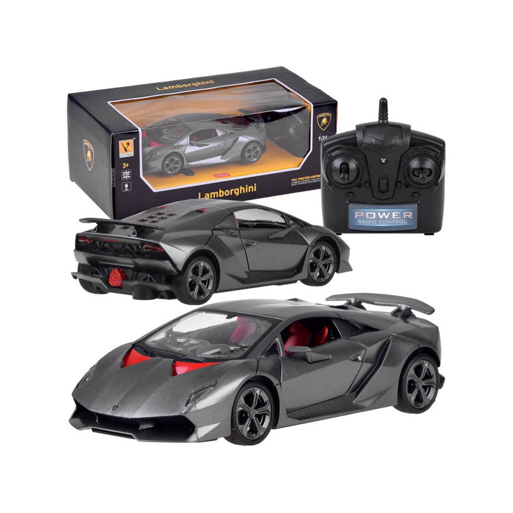 JOKO RC Autíčko Lamborghini so svetlom, na diaľkové olvádanie, čierne