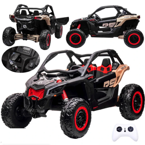 JOKO Elektrické autíčko BUGGY Can-am Maverick 4x4, motor 4x200W, batéria 24V, Dvojmiestne sedadlo, penové kolesá, nosnosť 50kg,