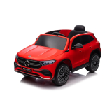 JOKO Elektrické autíčko Mercedes Benz EQA 250 4x4, penové kolesá, kožené sedadlo, nosnosť 50kg, červené