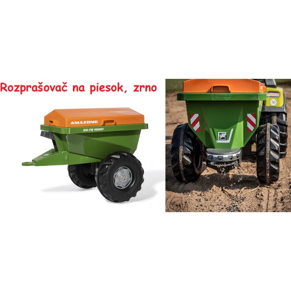 Rolly Toys Príves Rozmetač na piesok, zrno Streumax Amazone R25104