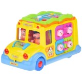 Huile Toys Interaktívny veselý autobus, žltý
