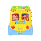 Huile Toys Interaktívny veselý autobus, žltý