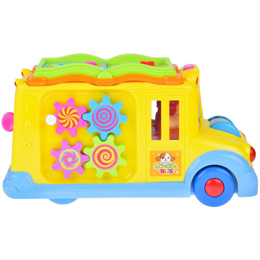 Huile Toys Interaktívny veselý autobus, žltý