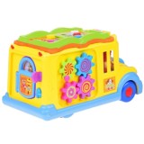 Huile Toys Interaktívny veselý autobus, žltý