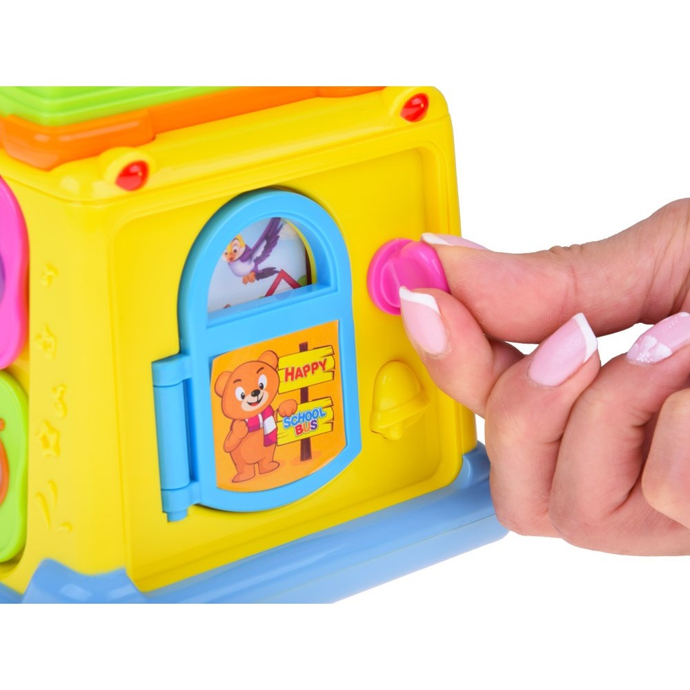 Huile Toys Interaktívny veselý autobus, žltý