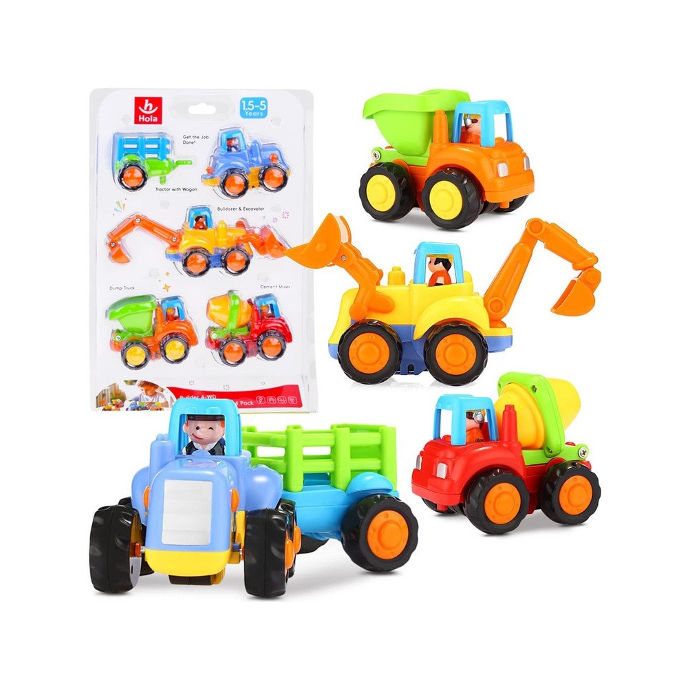 Hola Toys Sada malých autíčok  4 ks