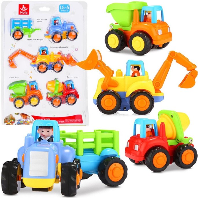 Hola Toys Sada malých autíčok  4 ks