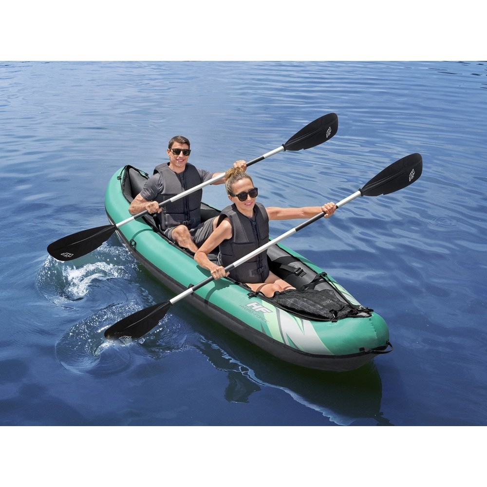 Bestway Nafukovací Kajak Ventura Elite X2 Hydro Force + veslá, nosnosť 200kg, zelený