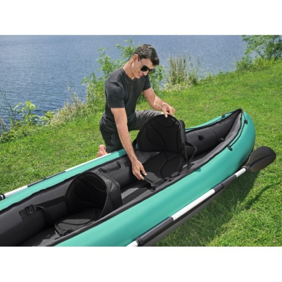 Bestway Nafukovací Kajak Ventura Elite X2 Hydro Force + veslá, nosnosť 200kg, zelený