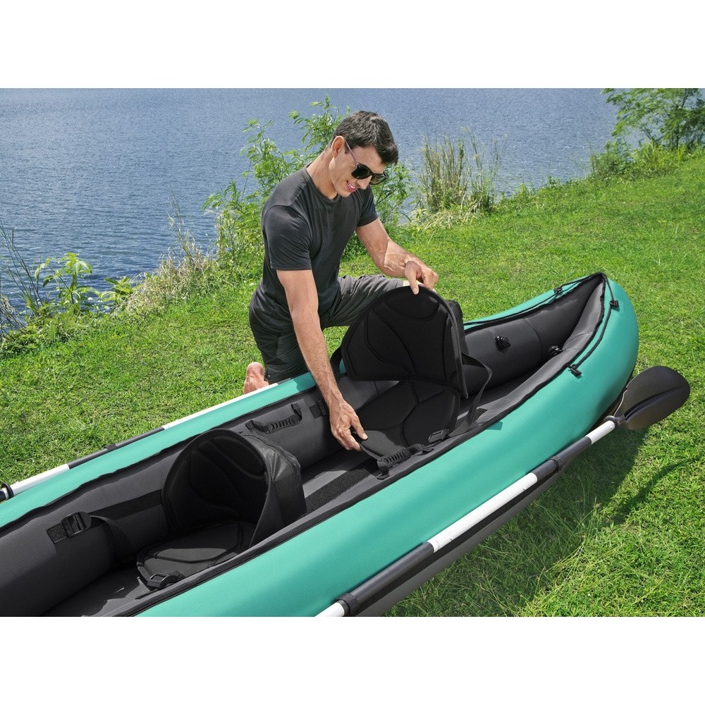 Bestway Nafukovací Kajak Ventura Elite X2 Hydro Force + veslá, nosnosť 200kg, zelený