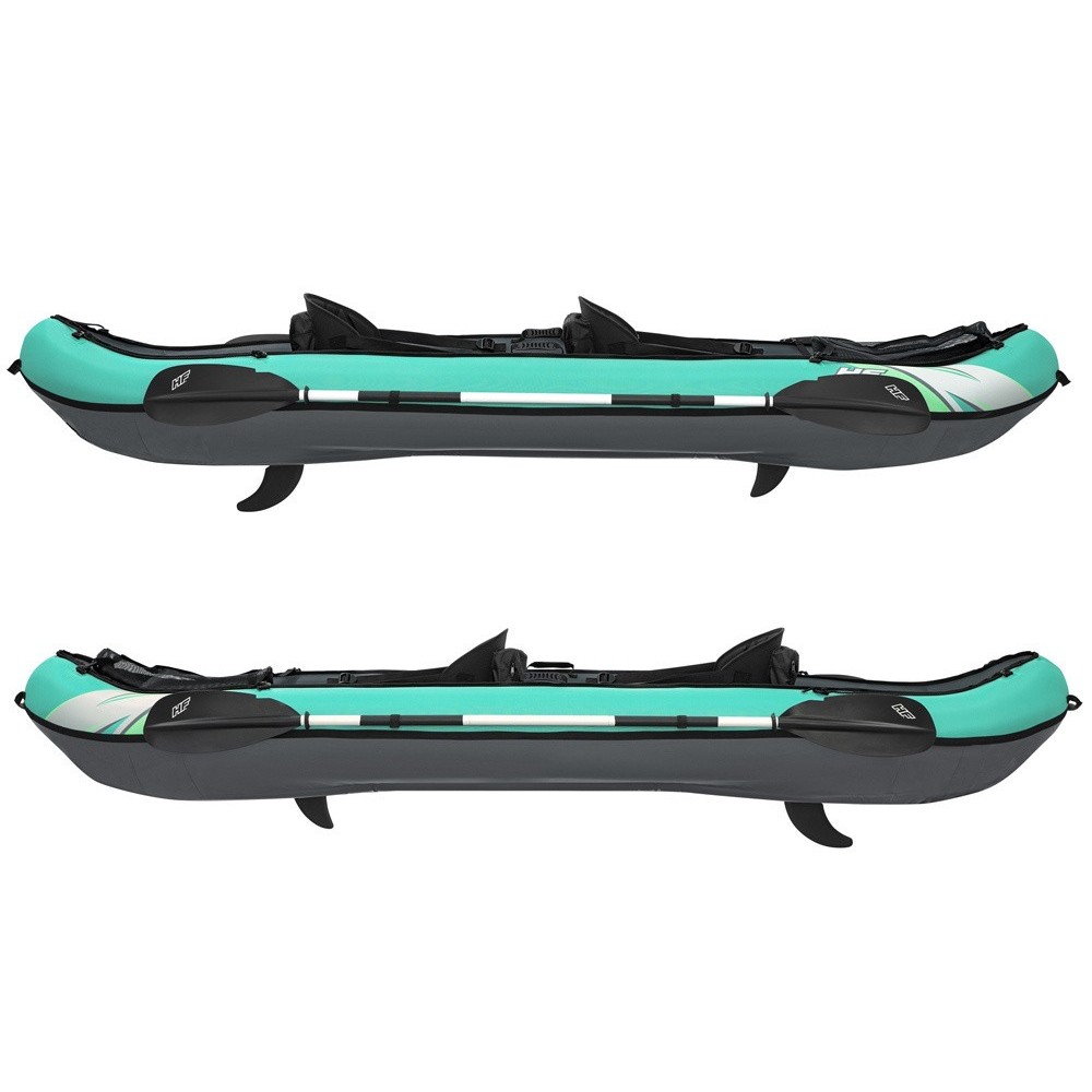 Bestway Nafukovací Kajak Ventura Elite X2 Hydro Force + veslá, nosnosť 200kg, zelený